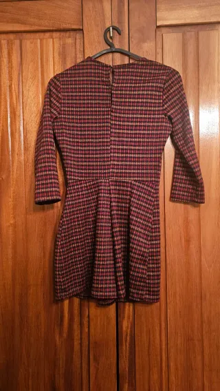 Macacão Bershka xadrez saia-calção