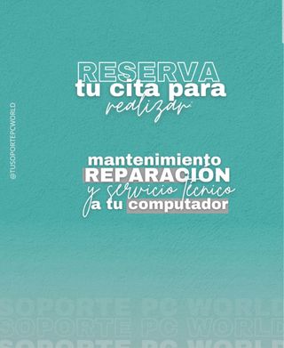 Reparacion y mantenimiento de ordenadores