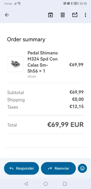 Pedales Shimano MTB con calas