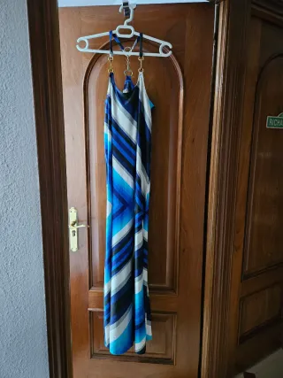 Vestido largo rayas marca Julie brown.