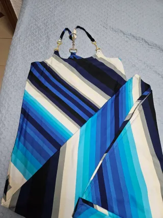 Vestido largo rayas marca Julie brown.