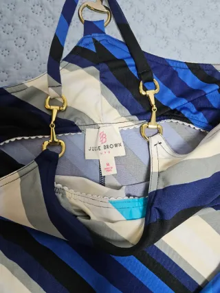 Vestido largo rayas marca Julie brown.