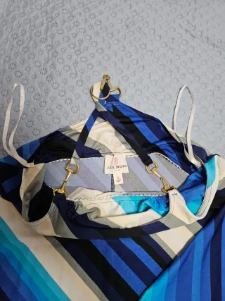 Vestido largo rayas marca Julie brown.