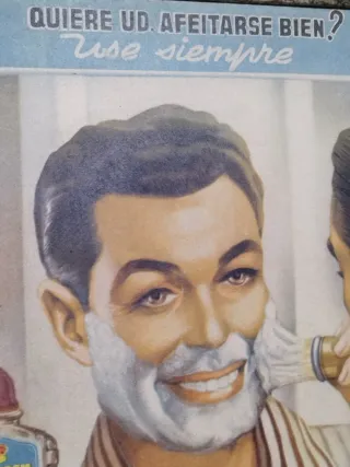 Cuadro Antiguo Publicidad Licocrem