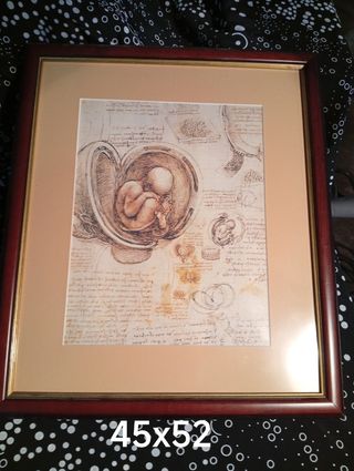 Representación feto vintage