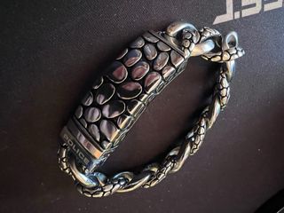 Pulsera Police Acero Plateada