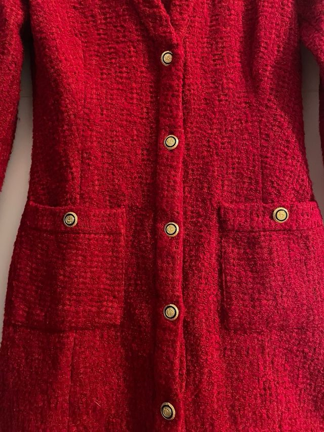 Vestido blazer Zara rojo