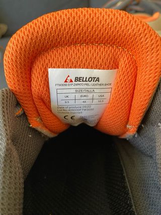 Zapatos de seguridad Bellota Flex beige