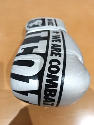 Guantes de Boxeo Leone 14 oz Plateados