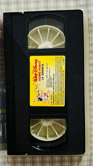 VHS DISNEY - LA SIRENITA
