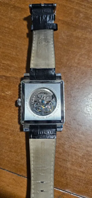 Reloj Viceroy Esqueleto Correa Piel Negra