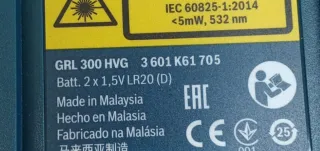 Laser Rotativo Bosch GRL 300 HVG comTripé e regua