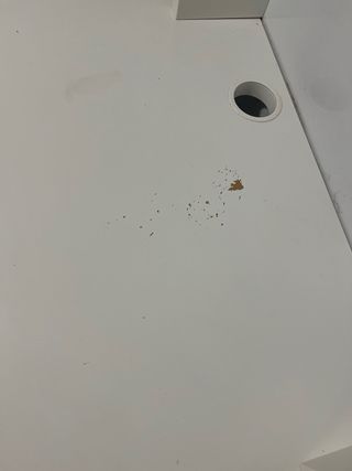 Escritorio Ikea Micke Blanco y Azul