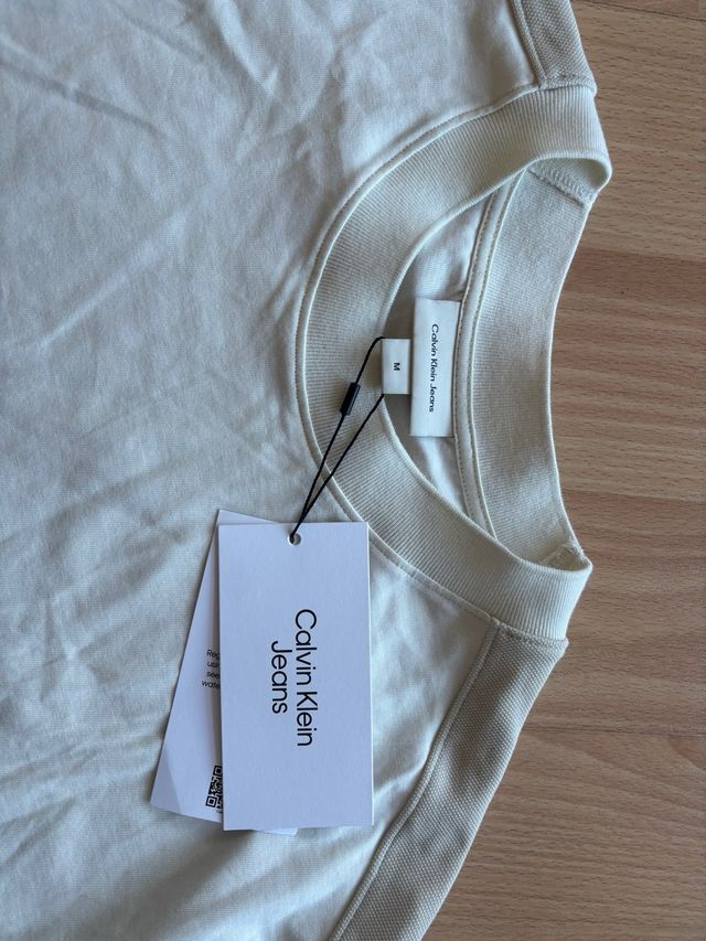 Camiseta Calvin Klein Jeans Beige Talla M