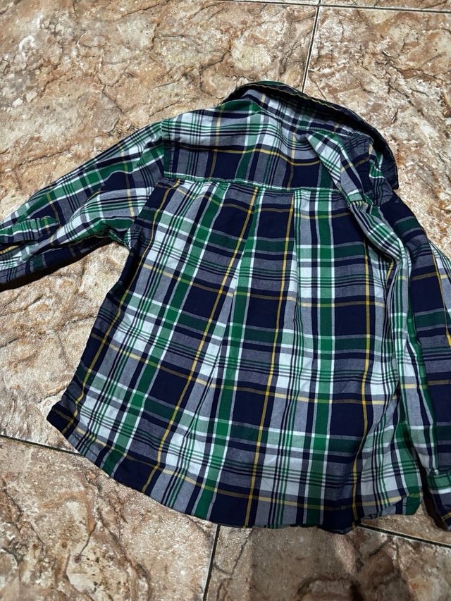 Camisa cuadros 9-12 meses