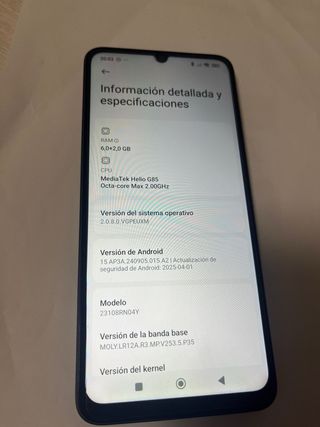 Xiaomi Redmi 13C 128GB Negro