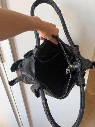Bolso de piel Loewe negro