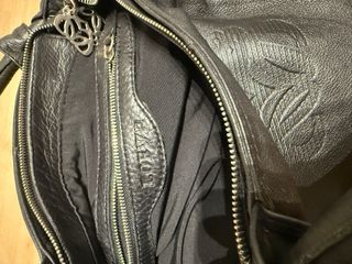 Bolso de piel Loewe negro