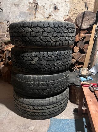 4Llantas con Neumático con posibilidad que sean 5