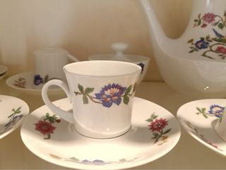 Juego de café vintage de porcelana marca bidasoa