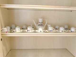 Juego de café vintage de porcelana marca bidasoa