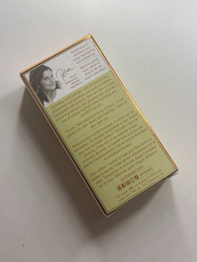 Pixi Cream highlighter on the Glow Gilded Gold