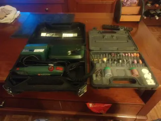 Mini taladradora Parkside PMGS 12 B2 + Accesorios