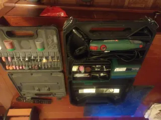 Mini taladradora Parkside PMGS 12 B2 + Accesorios