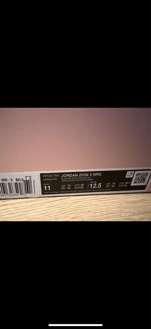 Jordan Zion 3 Scarpe da Ginnastica Rosa Bianco