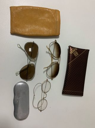 Lote 3 Gafas Caballero Vintage