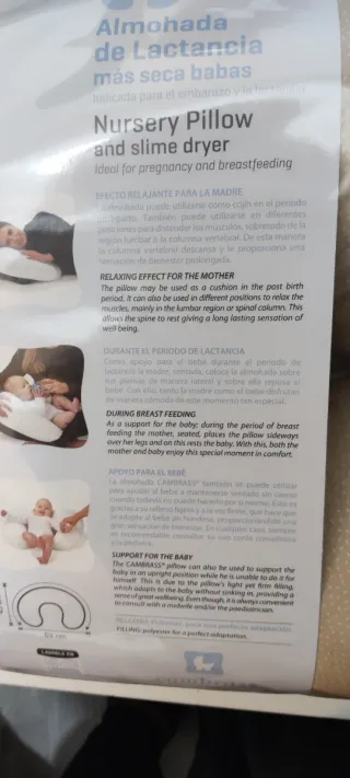 Cojín Lactancia Cambrass Estrellas