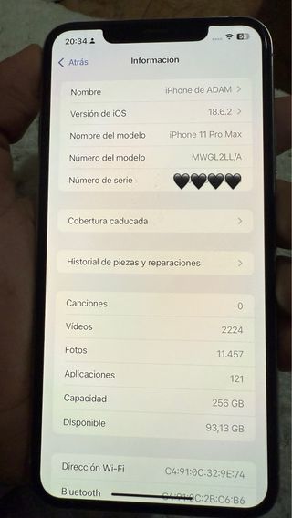 iPhone 11 Pro Max 256GB Plata