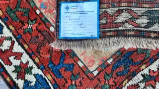 Tappeto Runner Beige e Rosso shirvan antico