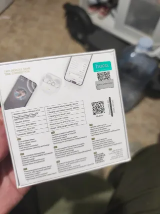 Agricolaris Bluetooth Auriculares Blancos y caja