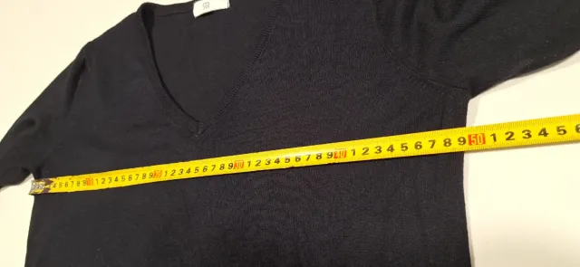 2 Jerséis Pico La Redoute Negro y Azul