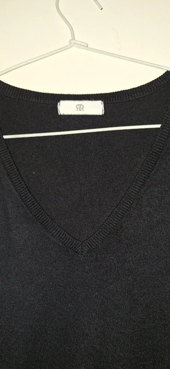 2 Jerséis Pico La Redoute Negro y Azul