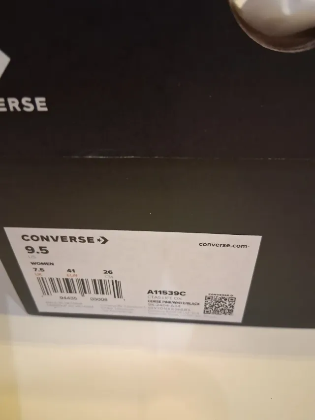 Zapatillas Converse plataforma rojas sin estrenar