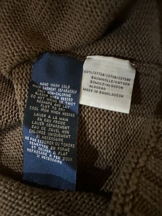 Jersey Ralph Lauren Marrón Bordado