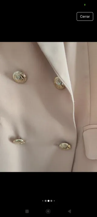 Blazer americana nude, un uso