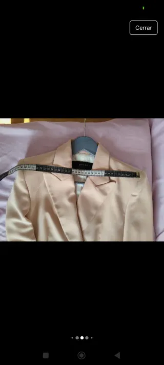 Blazer americana nude, un uso