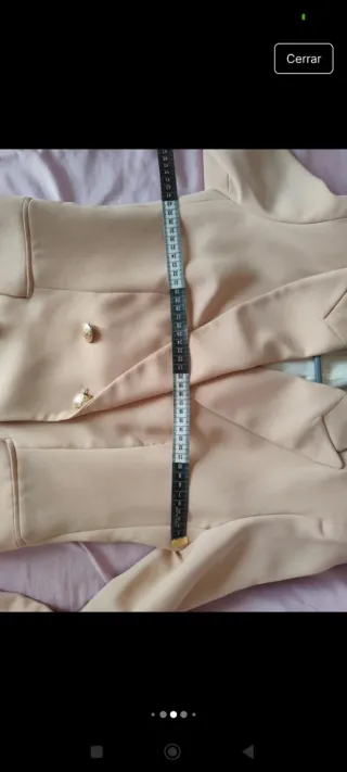 Blazer americana nude, un uso
