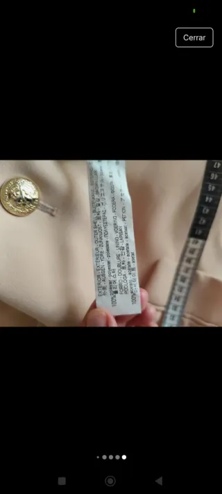 Blazer americana nude, un uso