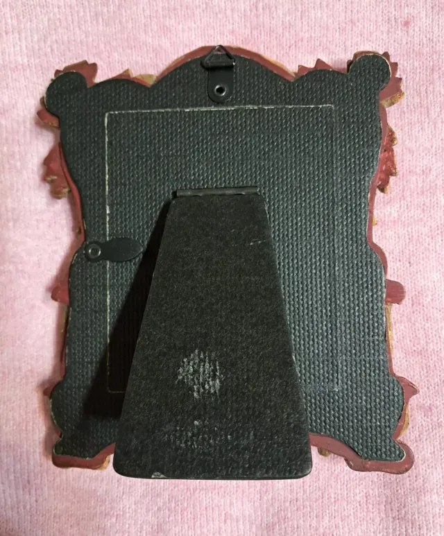 Espejo dorado tallado mesa/colgar