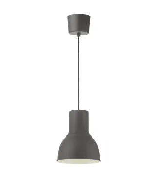 4 lámparas de techo IKEA HEKTAR gris oscuro