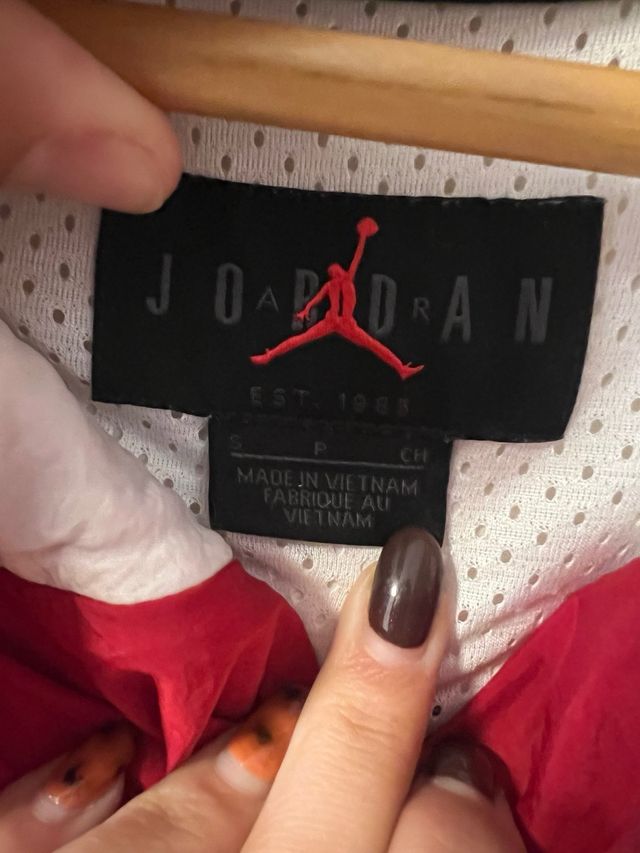 Sudadera Jordan Roja y Blanca vintage