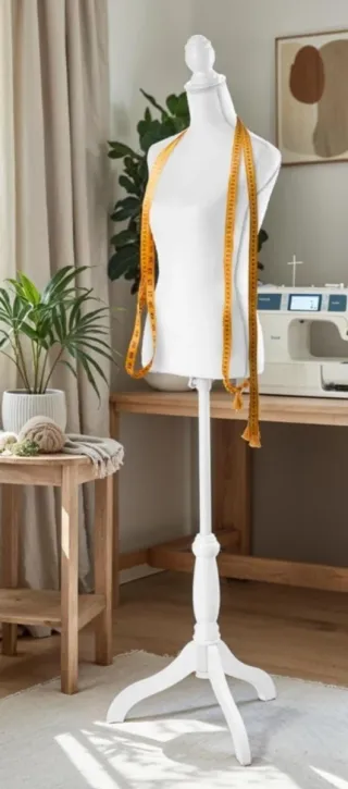Manichino da sarta bianco