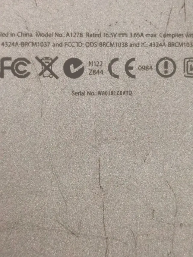 Lote MacBook Pro A1278