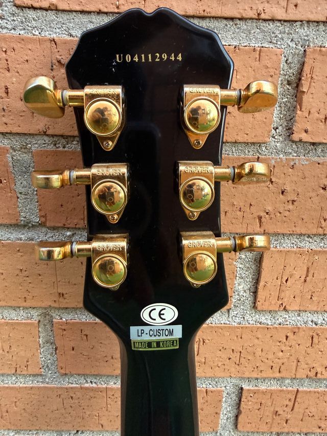 Epiphone Les Paul Custom Korea 2004 Negra