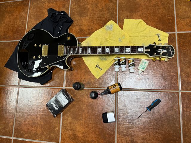 Epiphone Les Paul Custom Korea 2004 Negra