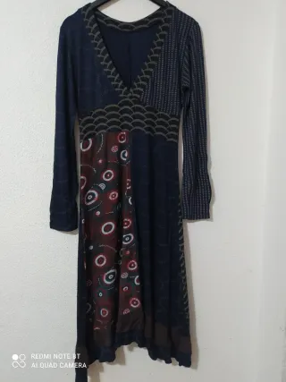 Vestido estampado mujer